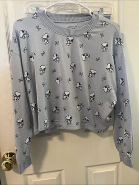 American Eagle Snoopy Lounge Shorts Set
